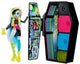 Monster high skulltimate secrets - neon frights - frankie stein - 21 cm - modepop