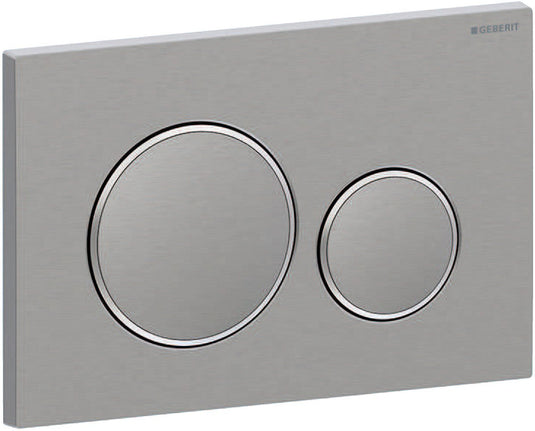 Geberit sigma 20 bedieningspaneel - geborsteld rvs