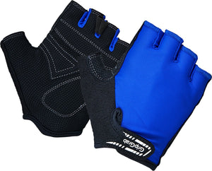 Gripgrab - kids' x-trainer junior korte vinger zomer kinder fietshandschoenen - blauw - unisex l