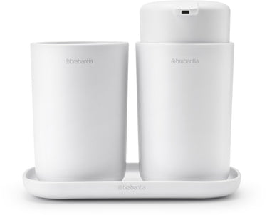 Brabantia renew badkameraccessoires set - 3-delig - white