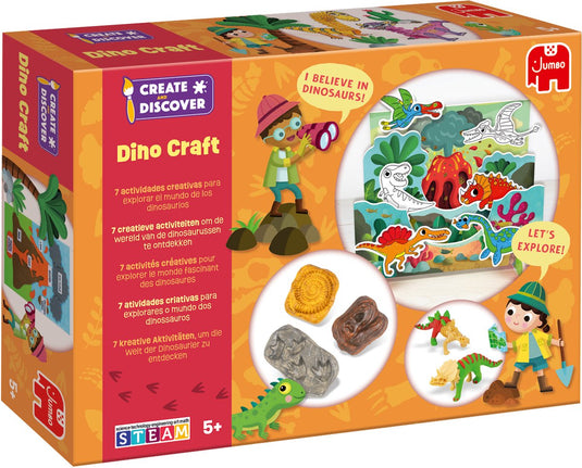 Jumbo - create discover - dino craft - knutselpakket - creatief - vanaf 5 jaar