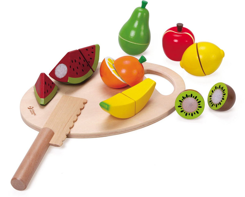 Load image into Gallery viewer, Classic world wooden toys wooden cutting fruit
