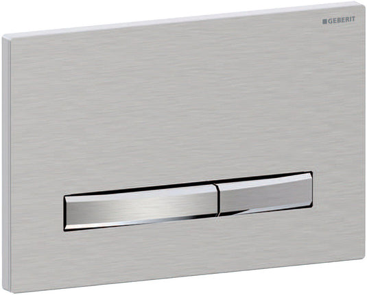 Geberit sigma50 bedieningsplaat - 2-toets spoeling - vierkant - chroom geb.