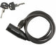Dunlop spiraalslot - fietsslot - 8 x 1500 mm - incl. 2 sleutels - slot - kabelslot - slot voor de fiets - zwart