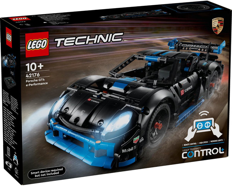 Load image into Gallery viewer, Lego technic porsche gt4 e-performance racewagen 42176
