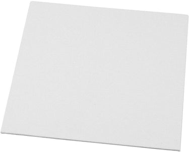 Merkloos sans marque canvas paneel, afm 20x20 cm, dikte 3 mm, 280 gr, wit, 10 stuk 1 doos