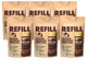 Nescafé gold refill-verpakking oploskoffie - 6 zakken x 150g - voordeelverpakking