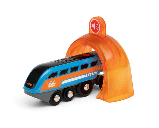 Brio smart tech sound record play-locomotief - trein voor 3+ jaar - 33971