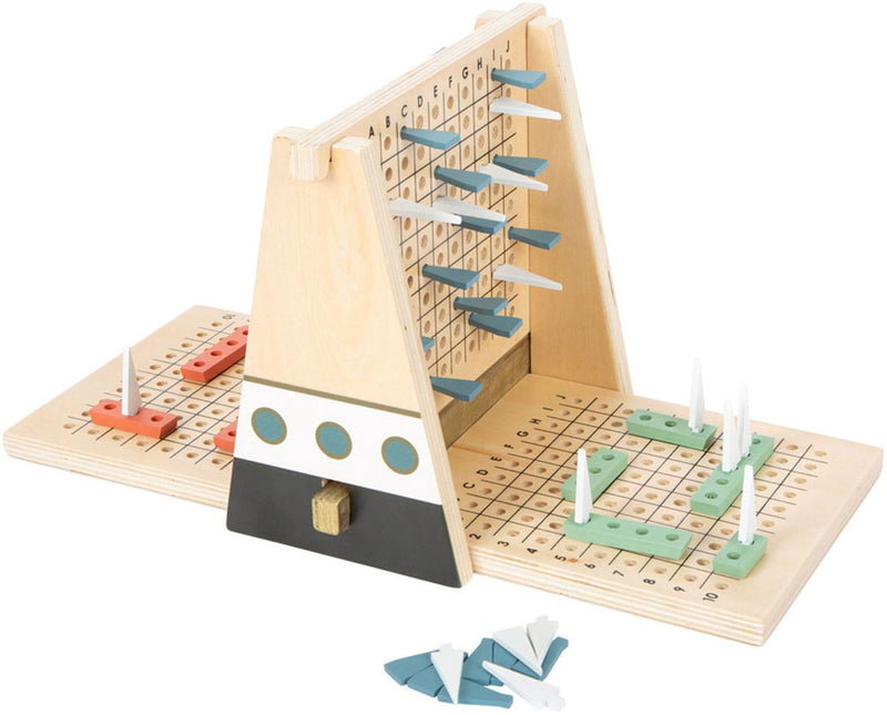 Load image into Gallery viewer, Small foot - houten strategie spel slag om de schepen
