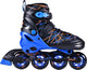 Move inline skates - stripes s 30-33 - blauw - verstelbaar - maat 30 tot 33