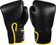 Avento bokshandschoenen pu - 8 oz - zwart geel