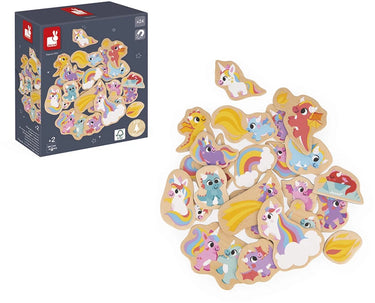 Janod - magneetset - eenhoorns en draken