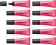 Stabilo neon - markeerstift - unieke tube vorm - roze - doos 10 stuks