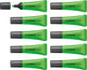 Stabilo neon - markeerstift - unieke tube vorm - groen - doos 10 stuks
