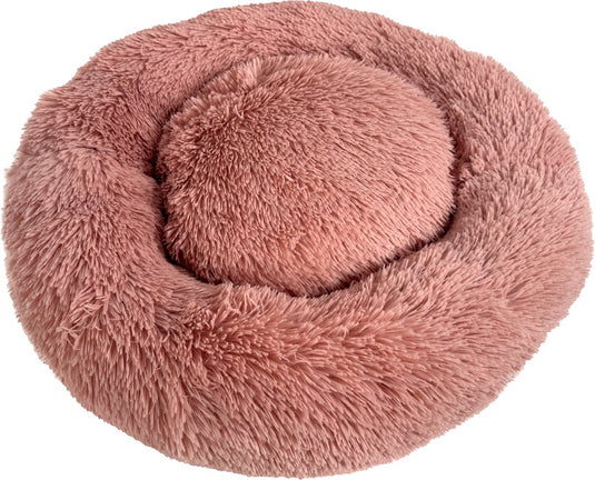 Sazzz fluffy - hondenmand - oudroze - 65x65x15 cm