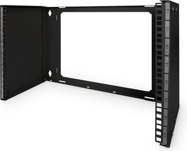 Digitus dn-19 pb-8u-sw wandmontage patchhouder (b x h x d) 505 x 372 x 250 mm 8 he zwart (ral 9005)