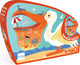 Scratch contour puzzel - pelikaan - 32.9x51.9x0.25cm - 24 stukjes - 3 jaar