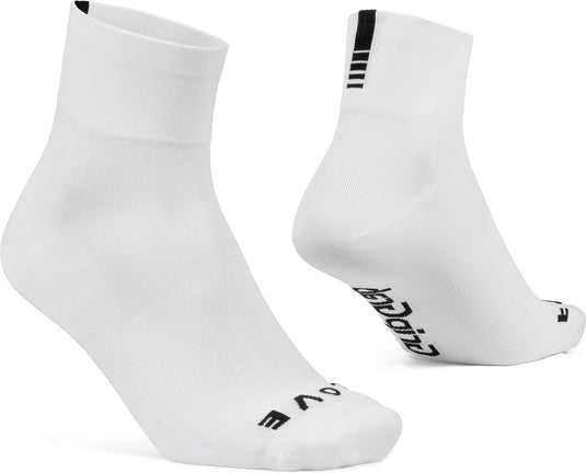 Gripgrab - lightweight sl korte performance zomer fietssokken 1 paar coolmax wielersport sokken low cut - wit - unisex - maat l (44-47)