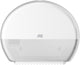 Tork 555000 dispenser voor mini jumbo wc rol houder toiletpapier wit t2 gesloten model elevation lijn (555000)