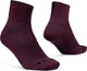 Gripgrab - lightweight sl korte performance zomer fietssokken 1 paar coolmax wielersport sokken low cut - donker rood - unisex - maat s (38-41)