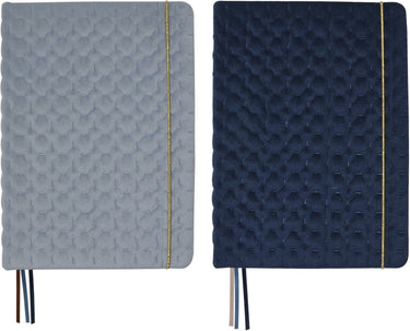 Kangaro notitieboek - natural beauty - a5 - 2 stuks - lijn - fluweel
