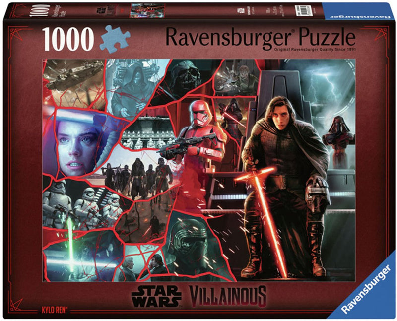 Load image into Gallery viewer, Ravensburger puzzel star wars kylo ren - 1000 stukjes legpuzzel.
