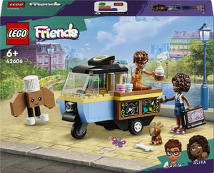 Lego 42606 friends bakkersfoodtruck bakkerij speelgoed voertuig set met mini poppetjes