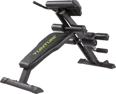 Tunturi ct80 core trainer - fitnessbank - opklapbaar - buikspierbank - buikspiertrainer - verschillende trainingsopties - tot 150kg belastbaar - incl. gratis fitnessapp