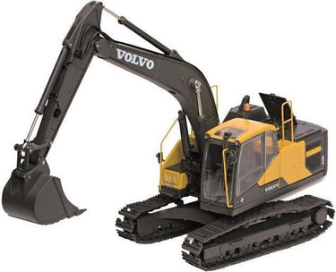 Bburago rupsgraafmachine op bouwvoertuigen ec220e volvo 1 50 - zwart
