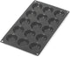 Lékué bakvorm 15 tartelettes - siliconen - black
