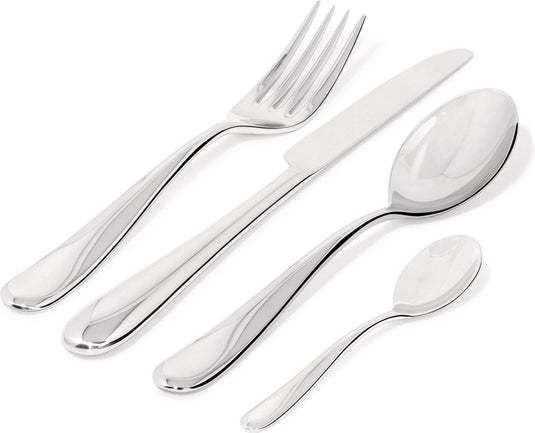 Alessi nuovo milano bestekset - monoblock - rvs - 24-delig - 6-persoons