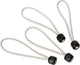 Bo-camp - elastische spanner - met knop - 4 stuks