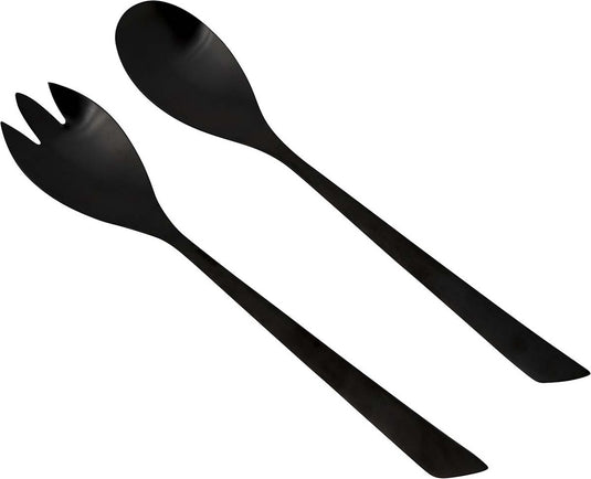 Bo-camp - industrial - slabestek - fay - 2-delig - rvs - zwart