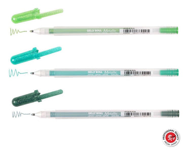 Sakura gelly roll metallic set 3 gelpennen forest