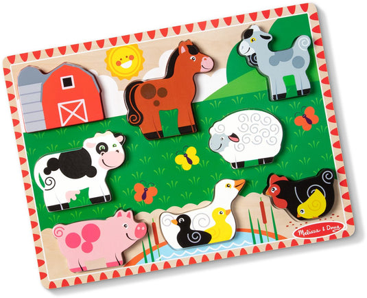 Melissa doug – houten puzzel – boerderij