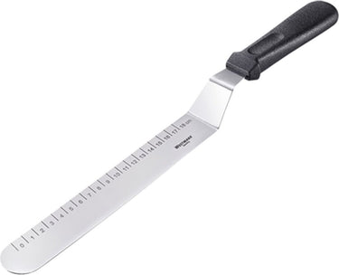 Westmark paletmes, met maataanduiding in cm, lengte: 38,7 cm, roestvrij staal kunststof, zilver zwart, 30072270