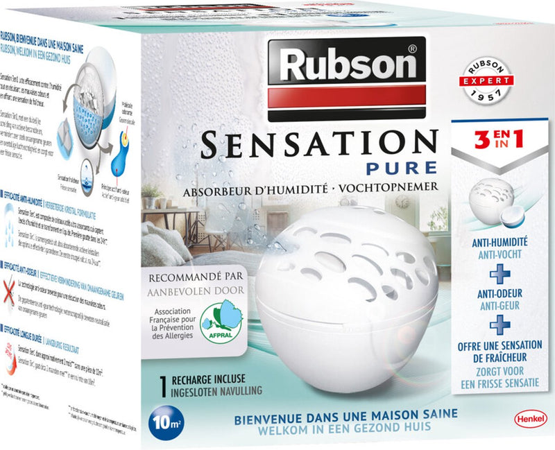 Afbeelding laden in galerijviewer, Rubson sensation auto vocht vanger toestel 300g | luchtontvochtiger toestel | auto | vochtopnemer binnenhuis auto
