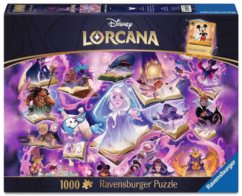Load image into Gallery viewer, Ravensburger legpuzzel disney lorcana glimmers of the realm: amethyst - 1000st.
