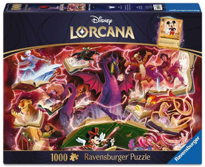 Ravensburger disney lorcana jigsaw puzzle glimmers of the realm: ruby (1000 pieces) puzzles