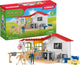 Schleich farm world speelfigurenset - dierenarts praktijk en huisdieren - kinderspeelgoed - vanaf 5 jaar - 27 onderdelen - 42502