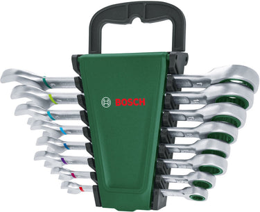Bosch ringsteeksleutel - 8-delige set - steek- ringratelsleutel