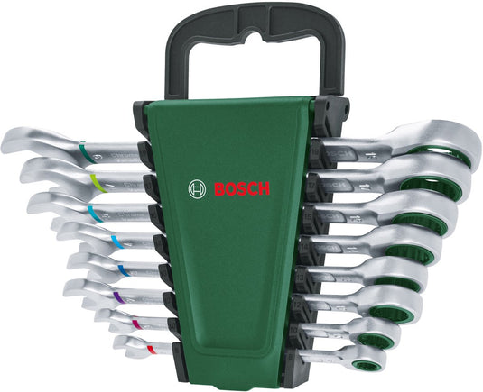 Bosch ringsteeksleutel - 8-delige set - steek- ringratelsleutel