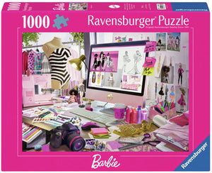 Ravensburger puzzel barbie, mode-icoon - legpuzzel - 1000 stukjes