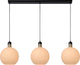 Lucide julius - hanglamp - 3xe27 - opaal