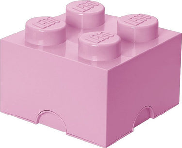 Lego - opbergbox brick 4 - polypropyleen - roze
