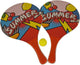Summertime beachball set graffiti