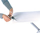 Leifheit strijkplank molton onderlaag - universele strijkplankvulling - max. 140 x 45 cm - 5 mm dikke molton - wit