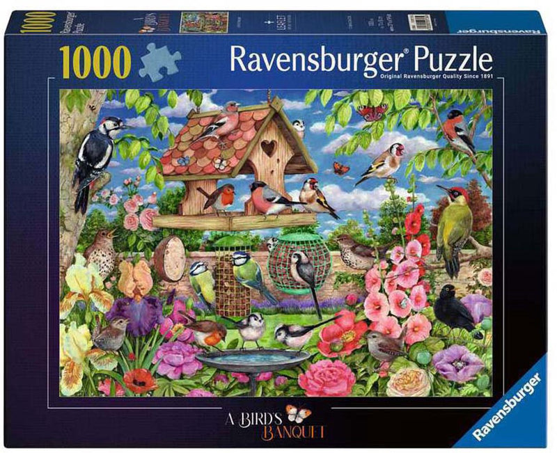 Load image into Gallery viewer, Ravensburger – the bird table – legpuzzel – 1000 stukjes
