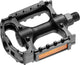 Union pedalen voor trekking en mountainbiken - kunststof - zwart - 9 16 - reflectoren - 315 gram per paar