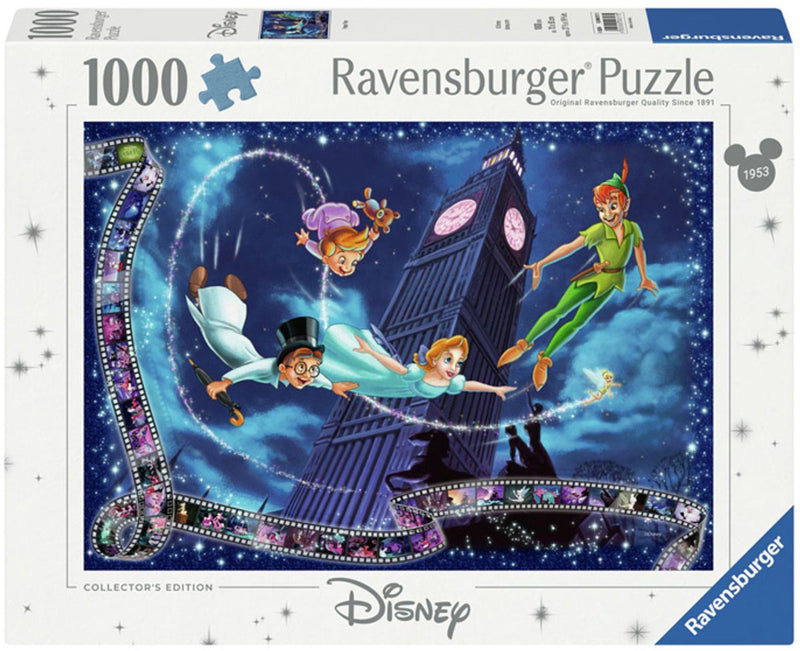 Load image into Gallery viewer, Ravensburger legpuzzel disney peter pan 1000 stukjes puzzel.
